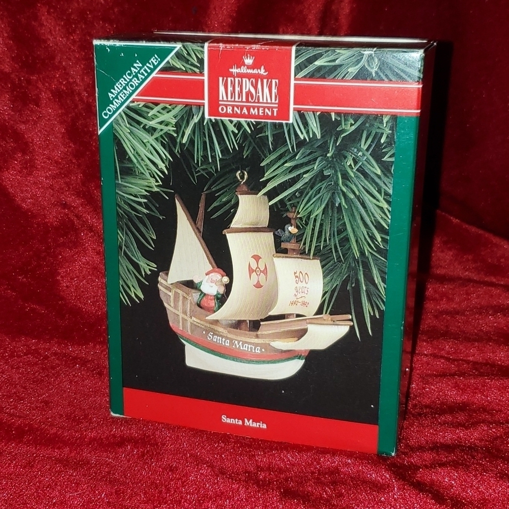 1992 Santa Maria Santa Clause on boat Christmas